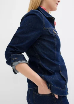 Online Cazadora vaquera ajustada Mujer Chaquetas Y Abrigos