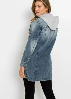 Clearance Cazadora vaquera con capucha Mujer Chaquetas Y Abrigos