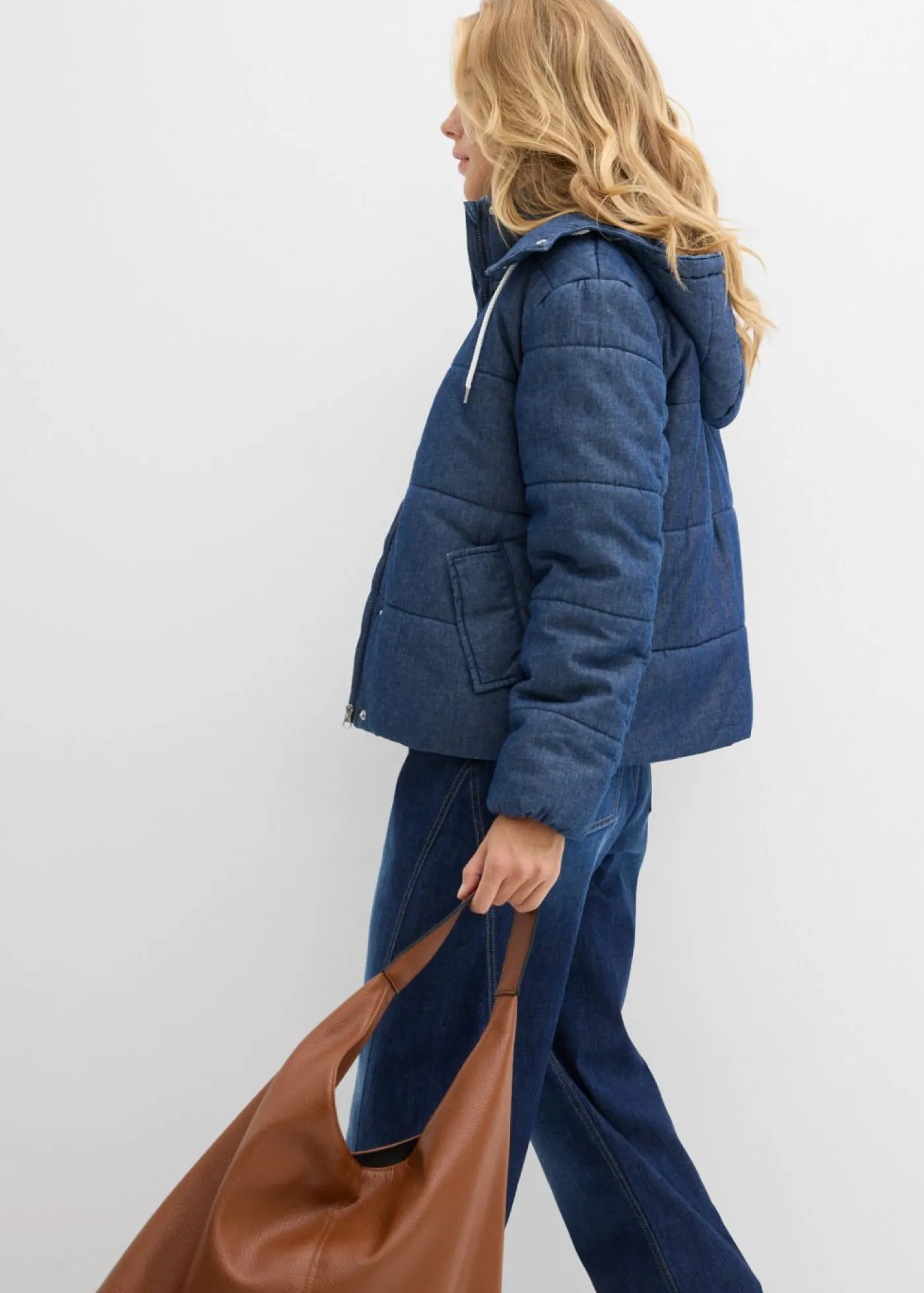 Online Cazadora vaquera guateada Mujer Chaquetas Y Abrigos