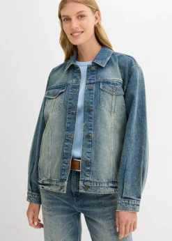 Discount Cazadora vaquera holgada Mujer Chaquetas Y Abrigos
