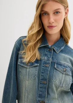 Discount Cazadora vaquera holgada Mujer Chaquetas Y Abrigos