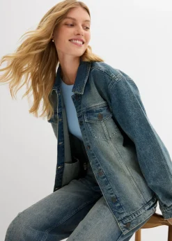 Discount Cazadora vaquera holgada Mujer Chaquetas Y Abrigos