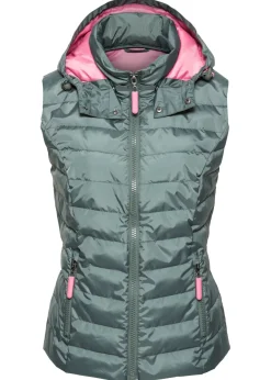 Sale Chaleco acolchado con capucha Mujer Chaquetas Y Abrigos