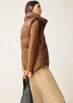 Best Chaleco acolchado con plumón reciclado Mujer Chaquetas Y Abrigos
