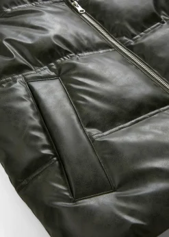 Clearance Chaleco acolchado de piel sintética Mujer Chaquetas Y Abrigos