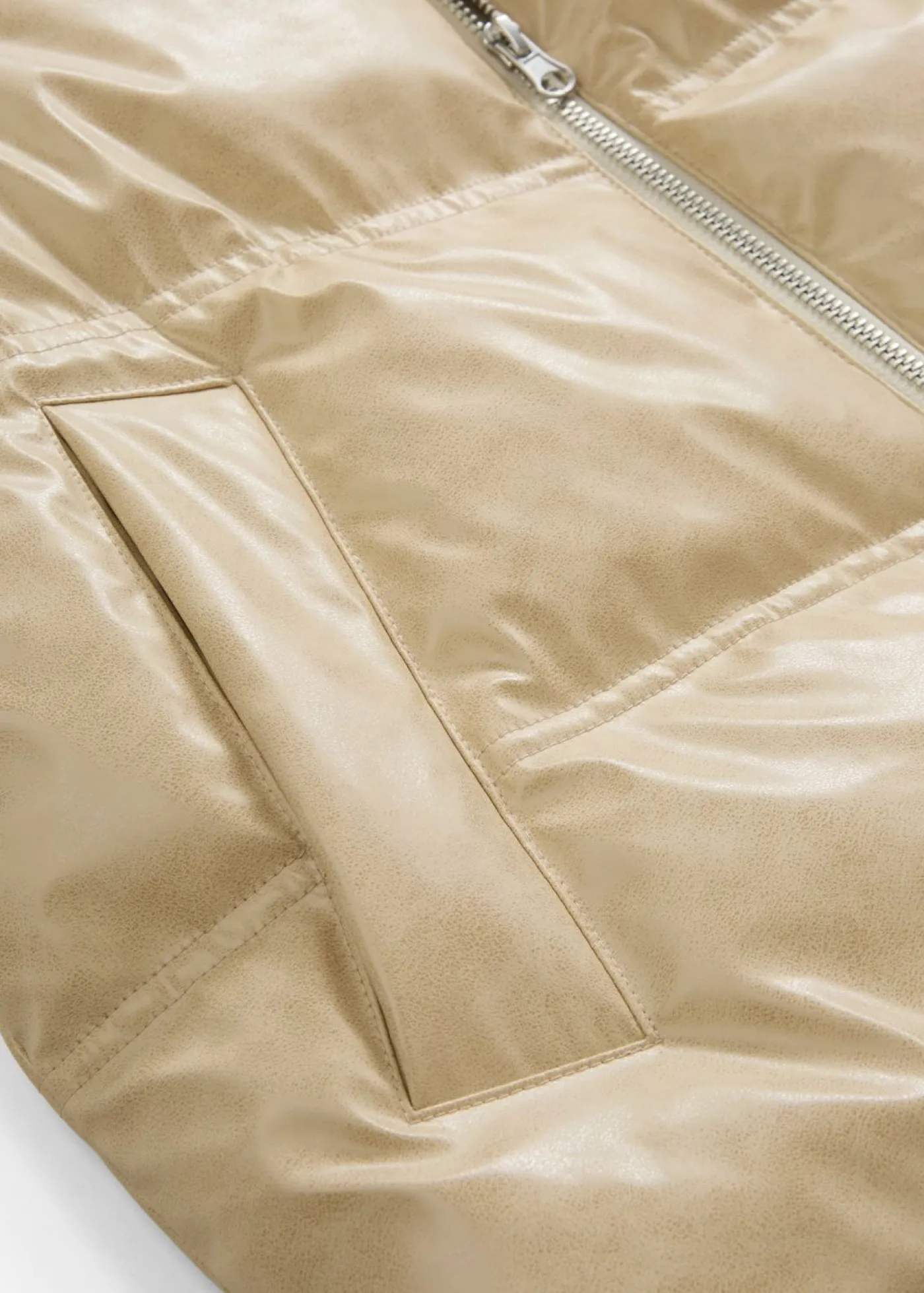 Discount Chaleco acolchado de piel sintética Mujer Chaquetas Y Abrigos