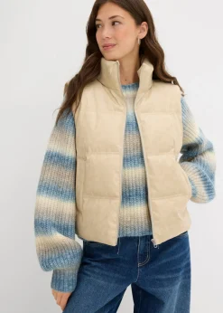 Discount Chaleco acolchado de piel sintética Mujer Chaquetas Y Abrigos