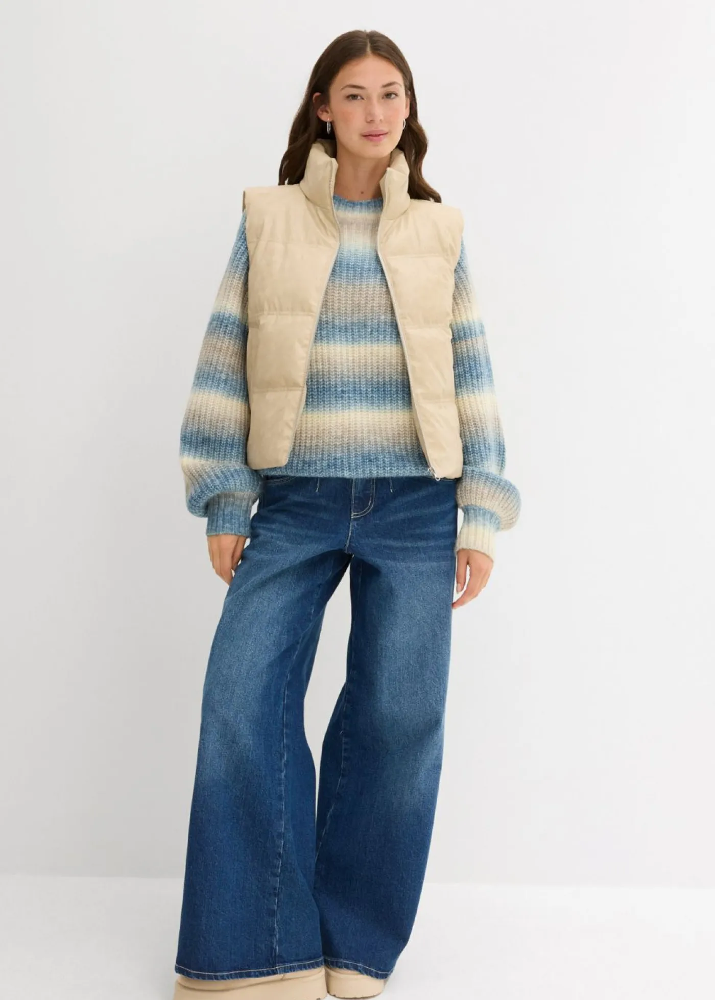 Discount Chaleco acolchado de piel sintética Mujer Chaquetas Y Abrigos