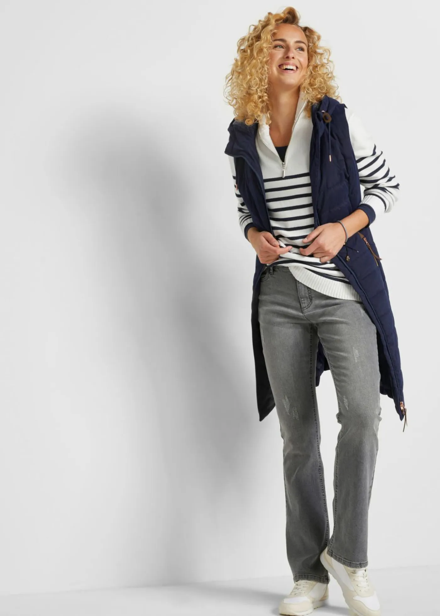 Hot Chaleco acolchado largo Mujer Chaquetas Y Abrigos