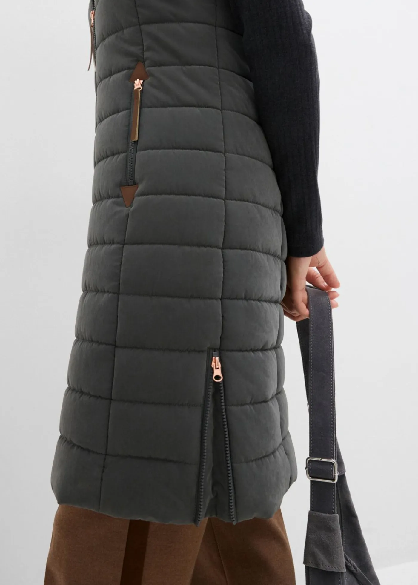 Discount Chaleco acolchado largo Mujer Chaquetas Y Abrigos