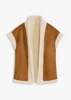 Sale Chaleco de borrego sintético Mujer Chaquetas Y Abrigos