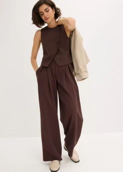 Discount Chaleco de mezcla de viscosa fluida Mujer Chaquetas Y Abrigos
