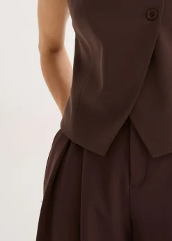Discount Chaleco de mezcla de viscosa fluida Mujer Chaquetas Y Abrigos