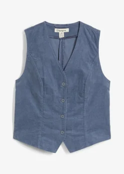 Chaleco de pana Mujer Chaquetas Y Abrigos
