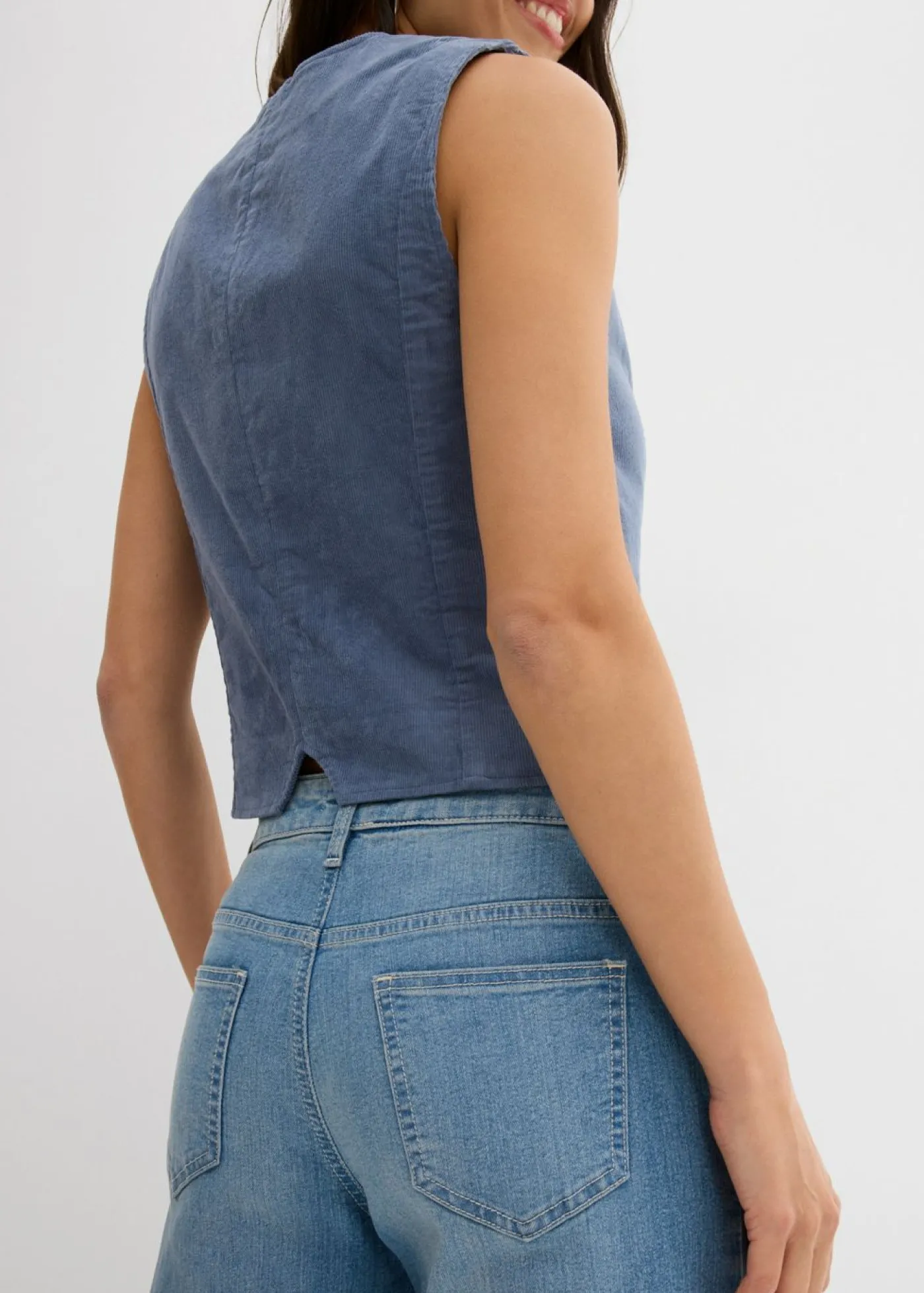 Chaleco de pana Mujer Chaquetas Y Abrigos