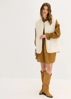 Chaleco de pelo Mujer Ropa Cómoda|Chaquetas Y Abrigos