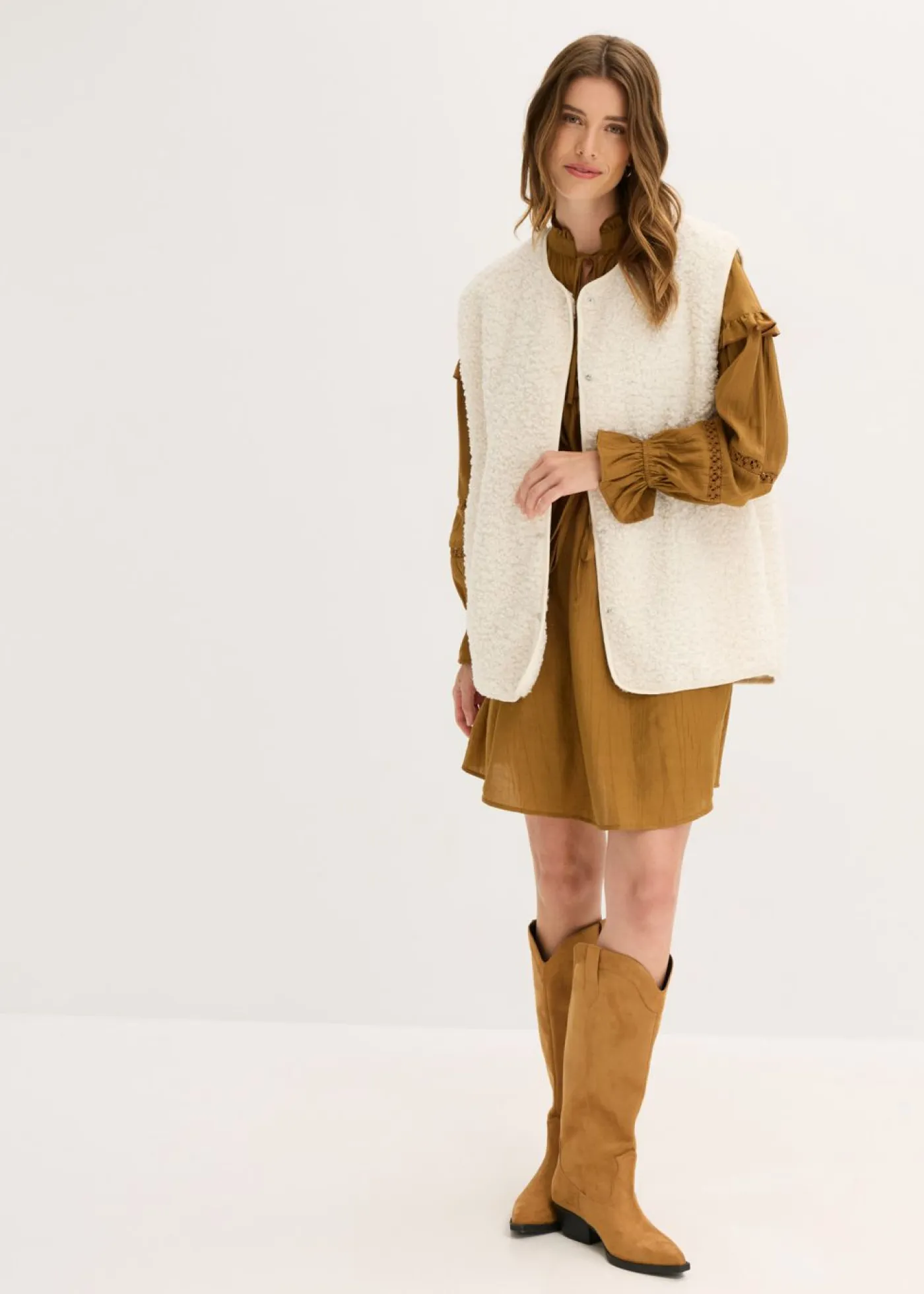 Chaleco de pelo Mujer Ropa Cómoda|Chaquetas Y Abrigos