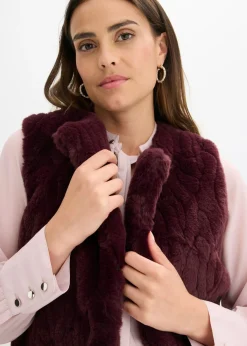 Best Chaleco de pelo sintético Mujer Chaquetas Y Abrigos