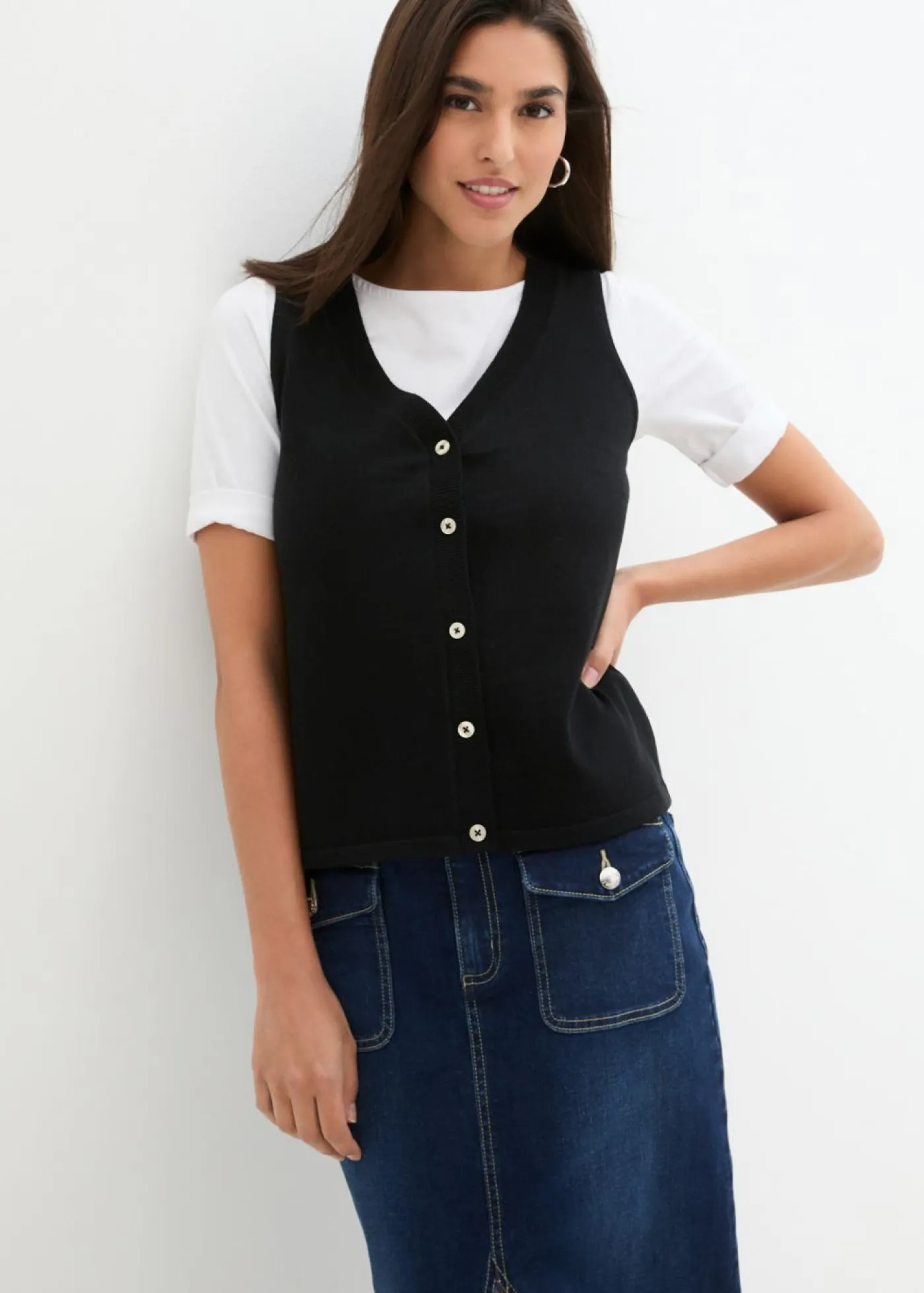 Outlet Chaleco de punto Mujer Chaquetas Y Abrigos|Ropa De Punto