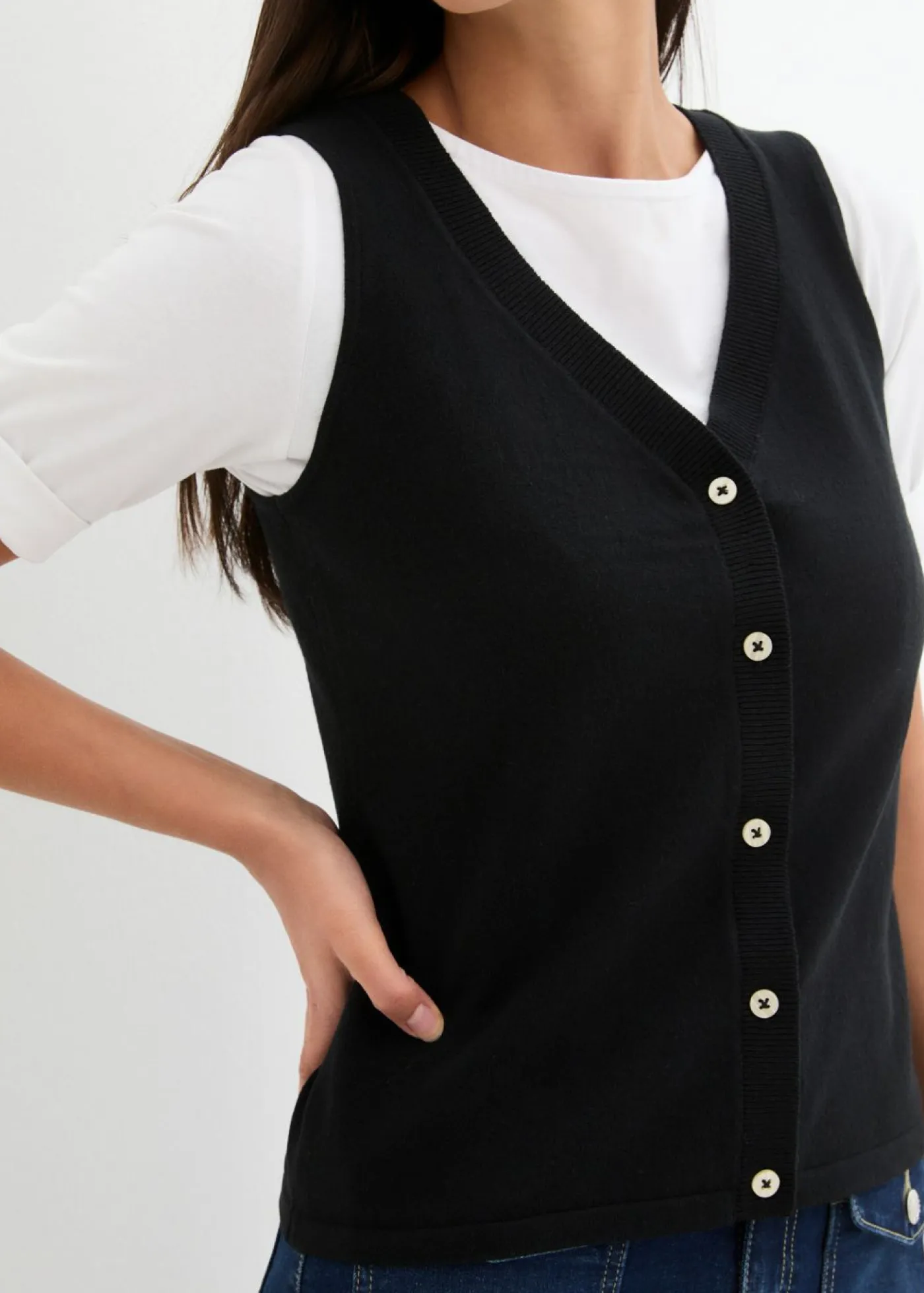 Outlet Chaleco de punto Mujer Chaquetas Y Abrigos|Ropa De Punto