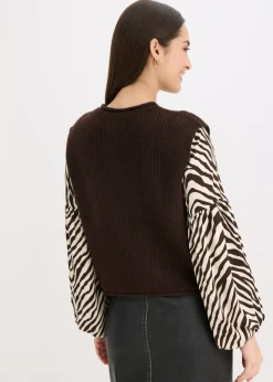 Hot Chaleco de punto con botones decorativos Mujer Chaquetas Y Abrigos|Ropa De Punto