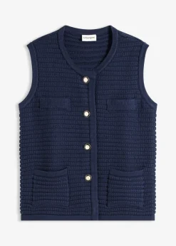 Best Chaleco de punto con contenido de viscosa Mujer Chaquetas Y Abrigos|Ropa De Punto