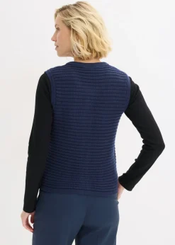 Best Chaleco de punto con contenido de viscosa Mujer Chaquetas Y Abrigos|Ropa De Punto