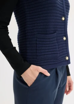 Best Chaleco de punto con contenido de viscosa Mujer Chaquetas Y Abrigos|Ropa De Punto