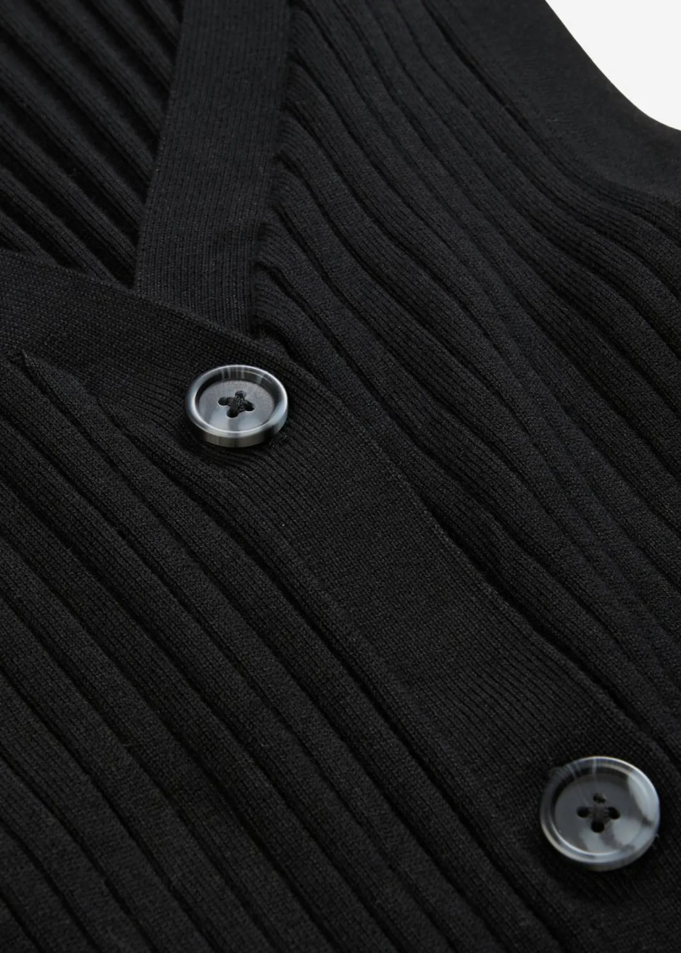 Clearance Chaleco de punto de canalé Mujer Chaquetas Y Abrigos|Novedades