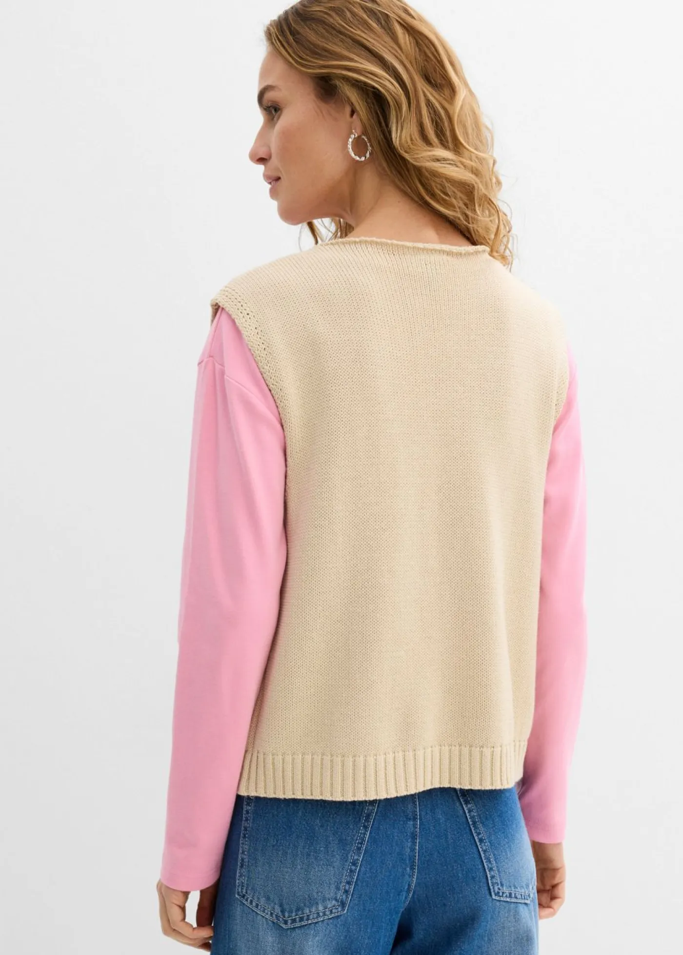 Best Chaleco de punto de mezcla de algodón Mujer Chaquetas Y Abrigos|Ropa De Punto