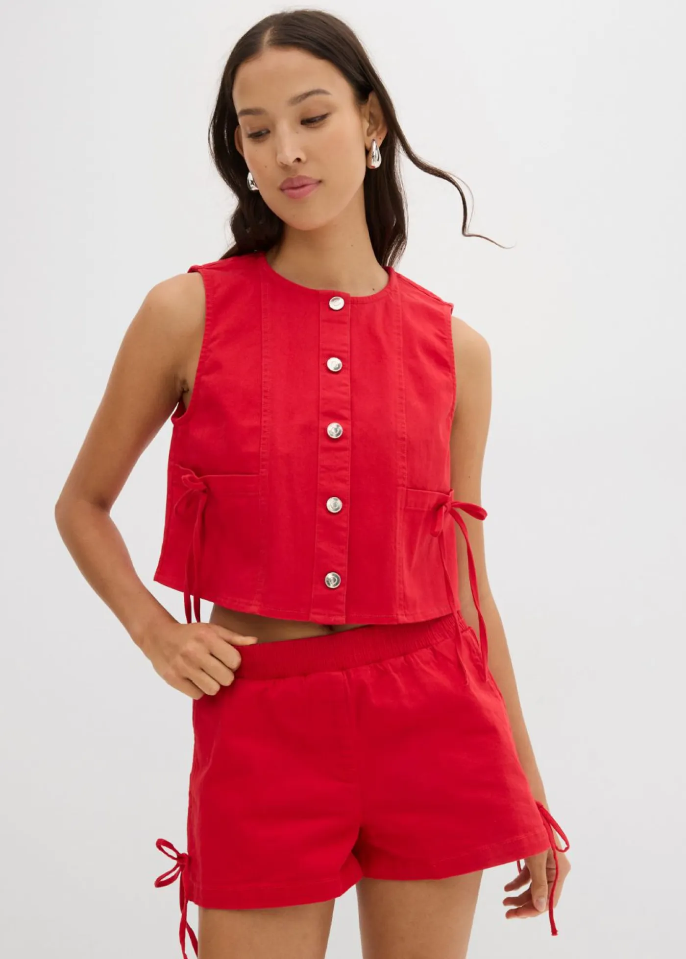 Best Chaleco de sarga de mezcla de algodón orgánico elástico Mujer Chaquetas Y Abrigos