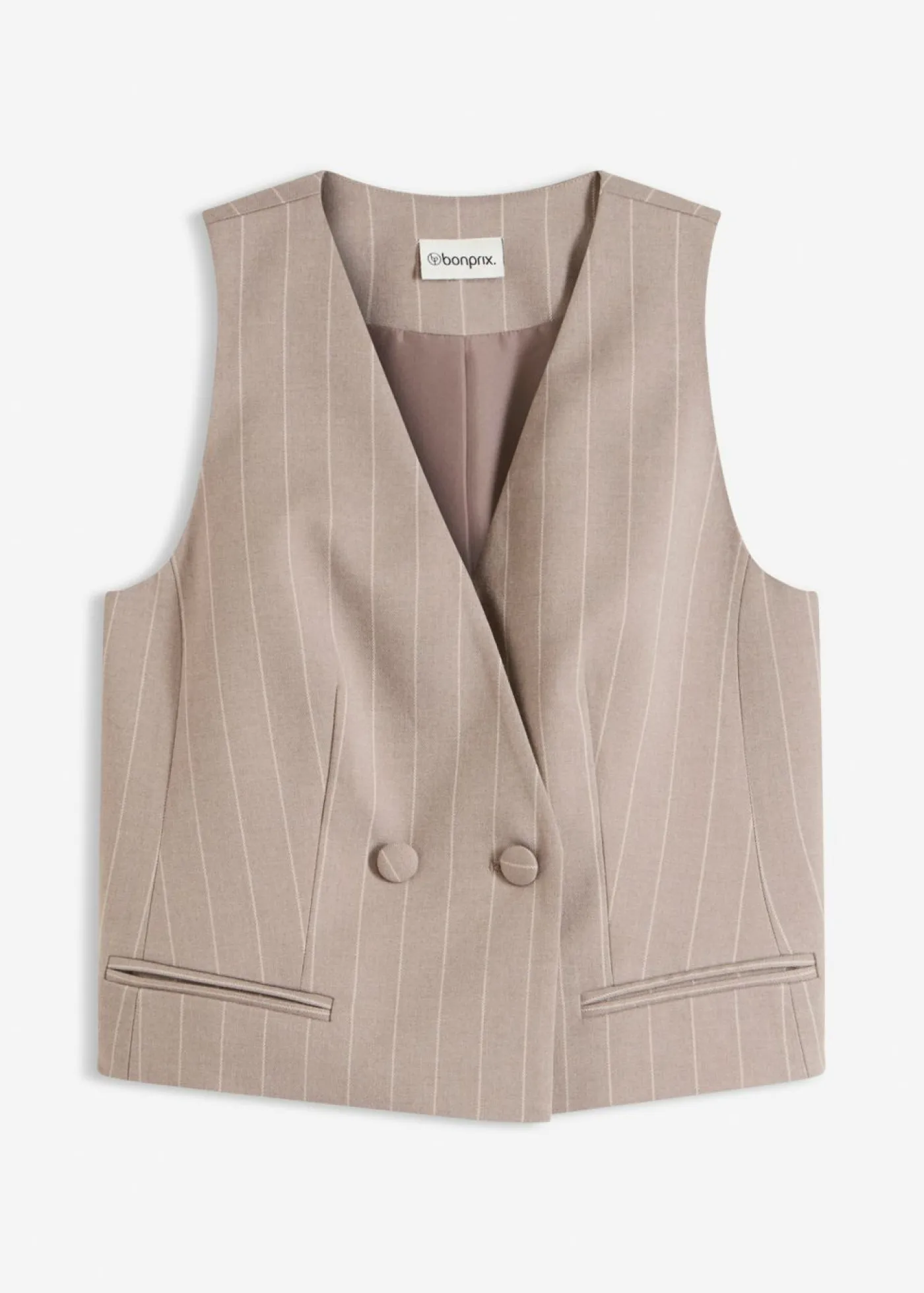 Outlet Chaleco de traje de raya diplomática Mujer Chaquetas Y Abrigos