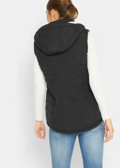 Chaleco guateado con forro polar Mujer Chaquetas Y Abrigos