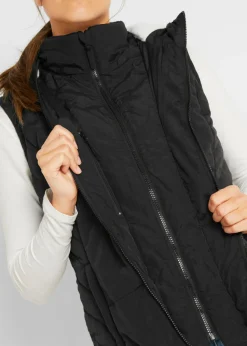 Chaleco guateado con forro polar Mujer Chaquetas Y Abrigos