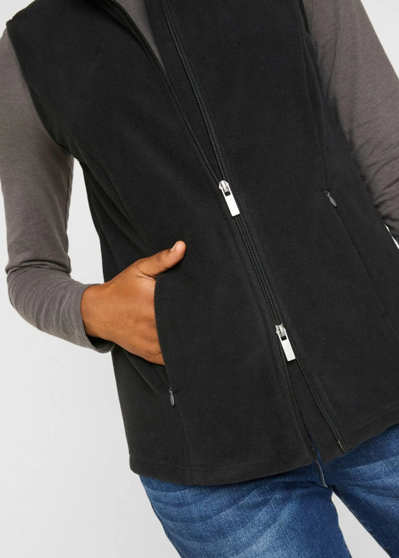 Discount Chaleco polar con bolsillos Mujer Ropa Cómoda|Chaquetas Y Abrigos