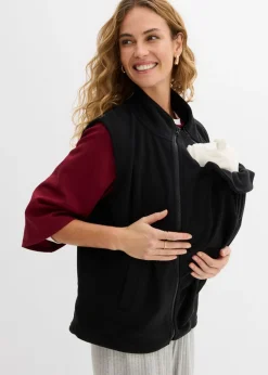 Hot Chaleco premamá polar 3 en 1 con inserto de porteo Mujer Premamá