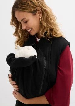 Hot Chaleco premamá polar 3 en 1 con inserto de porteo Mujer Premamá