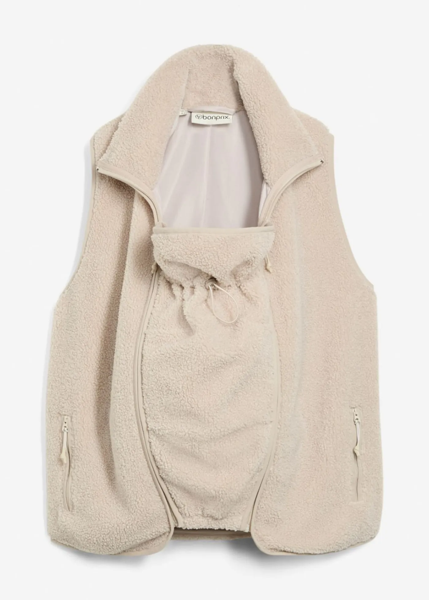 New Chaleco premamá/de porteo 3 en 1 de tejido polar Mujer Premamá