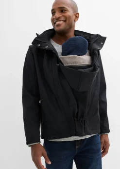Hot Chaqueta 3 en 1 con función de porteo en la parte delantera y trasera para hombres Mujer Premamá