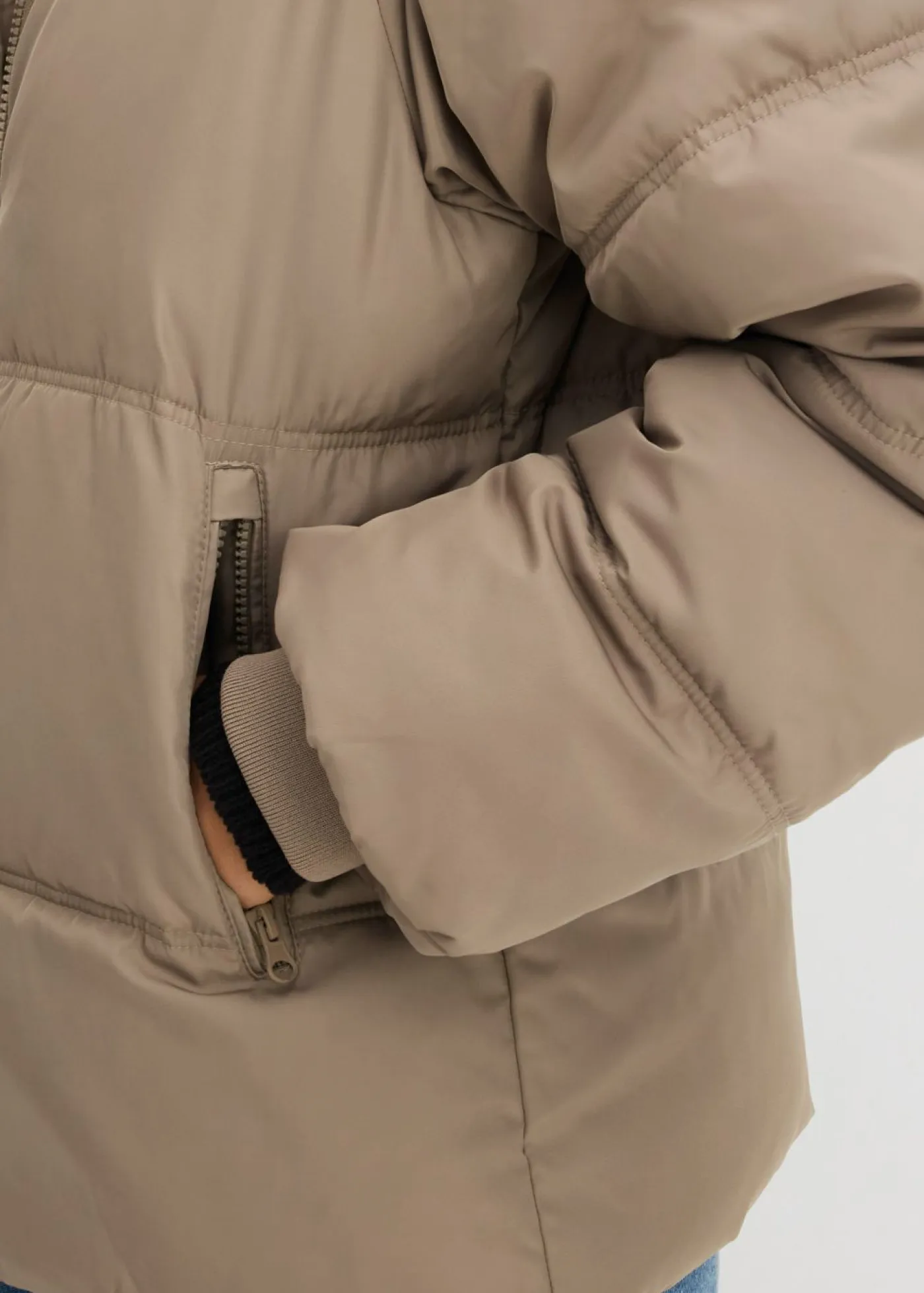 Discount Chaqueta acolchada con corte holgado Mujer Chaquetas Y Abrigos