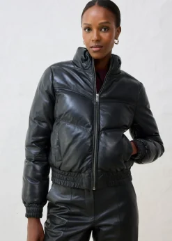 Clearance Chaqueta acolchada de napa de cordero Mujer Premium|Chaquetas Y Abrigos