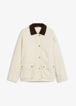 Chaqueta acolchada de sarga Mujer Chaquetas Y Abrigos
