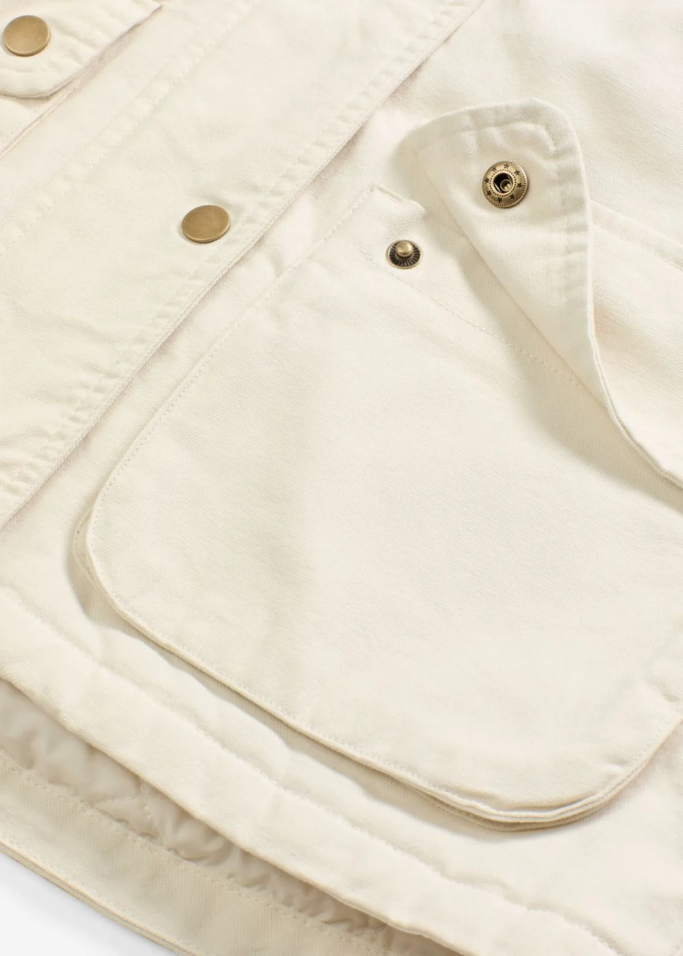 Chaqueta acolchada de sarga Mujer Chaquetas Y Abrigos