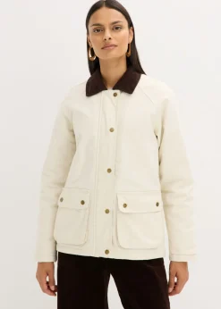 Chaqueta acolchada de sarga Mujer Chaquetas Y Abrigos