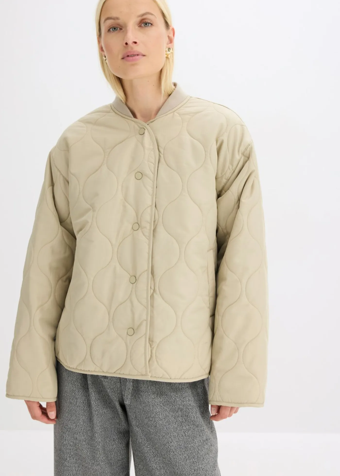 Discount Chaqueta acolchada ultraligera con corte holgado Mujer Chaquetas Y Abrigos