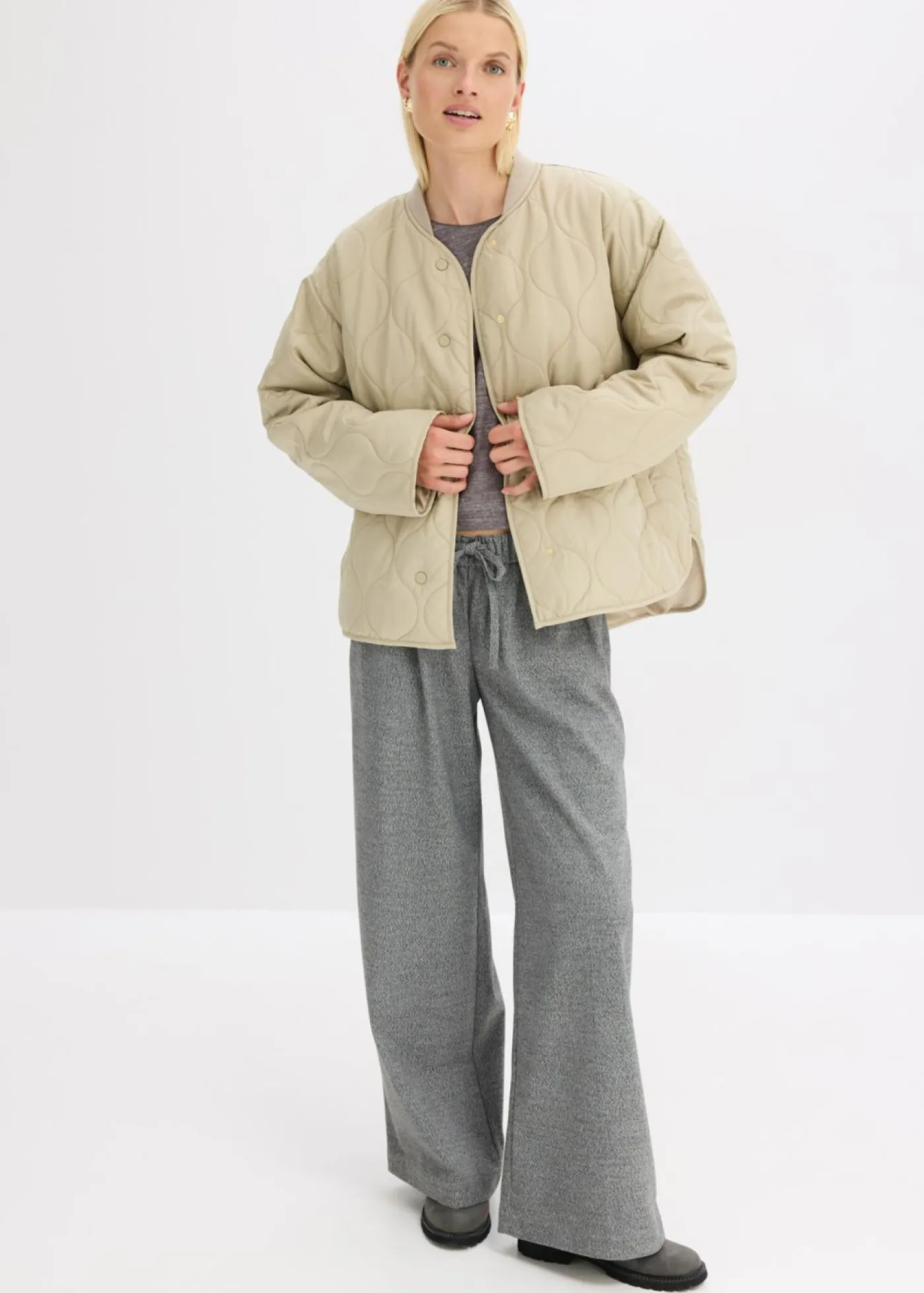 Discount Chaqueta acolchada ultraligera con corte holgado Mujer Chaquetas Y Abrigos