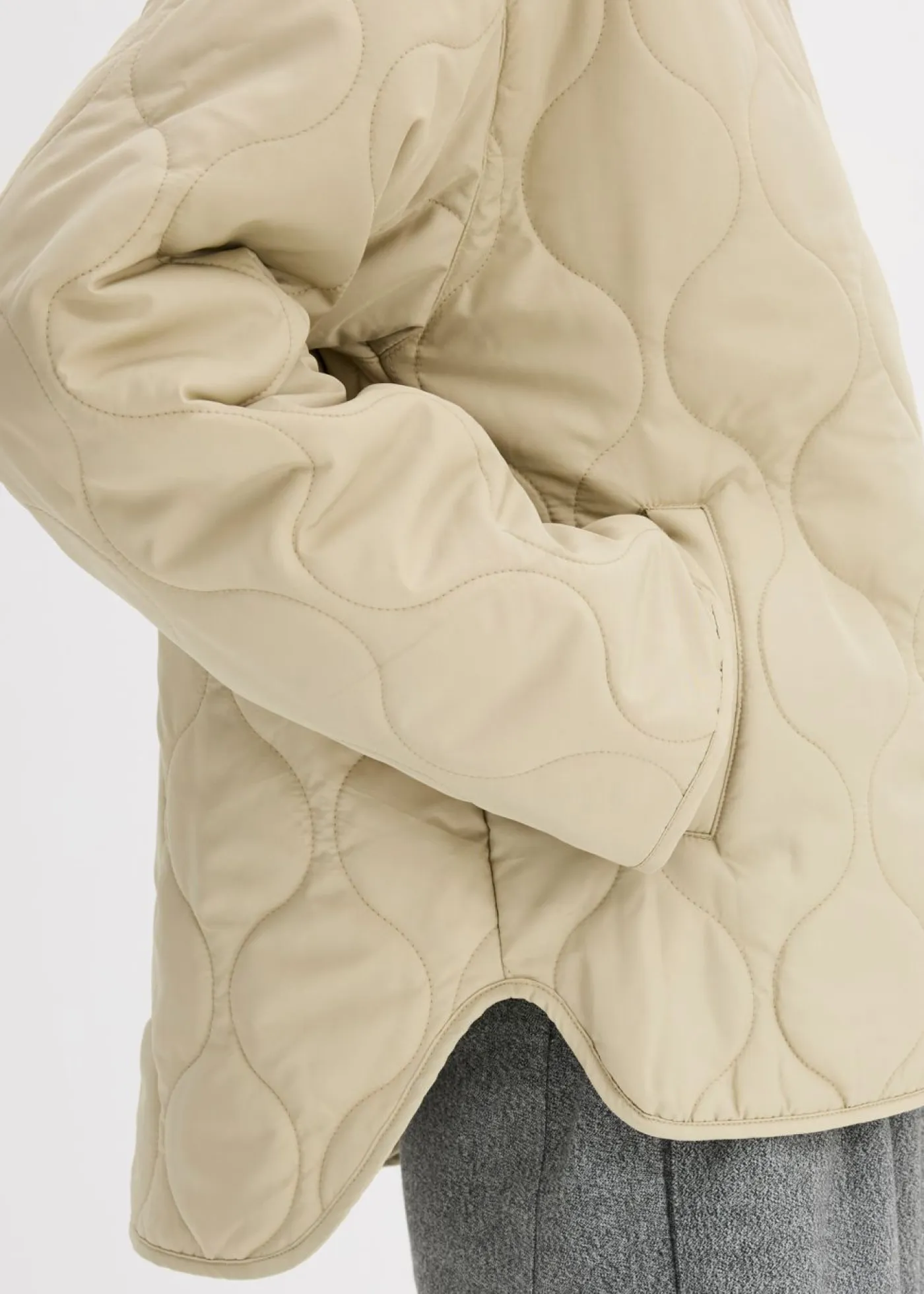 Discount Chaqueta acolchada ultraligera con corte holgado Mujer Chaquetas Y Abrigos
