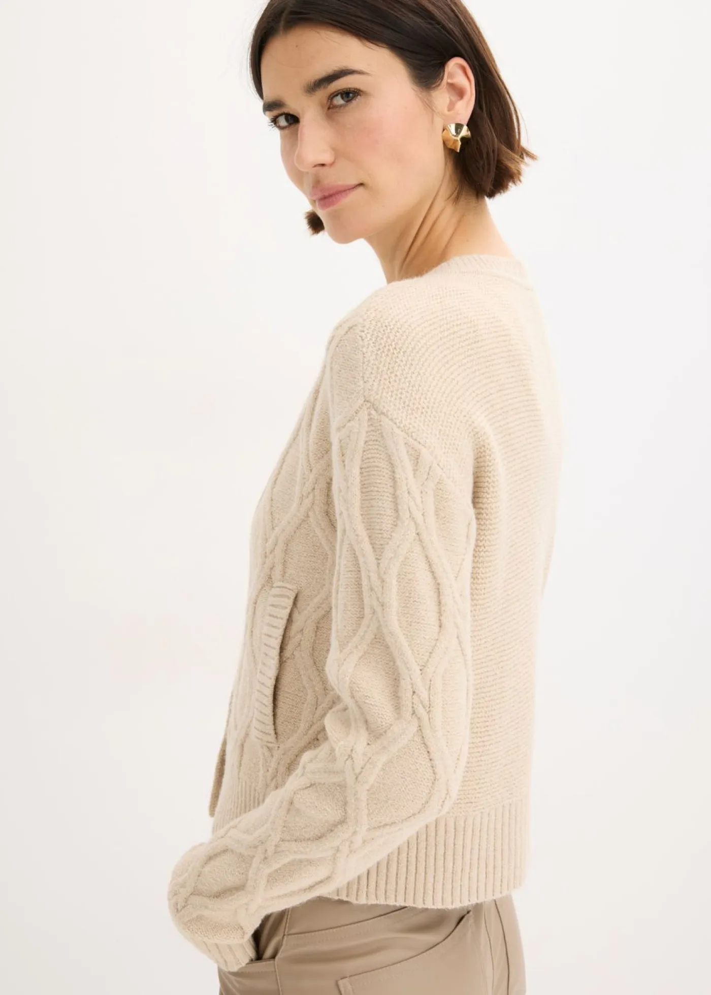 Clearance Chaqueta bomber con contenido de lana Mujer Jerséis|Ropa De Punto