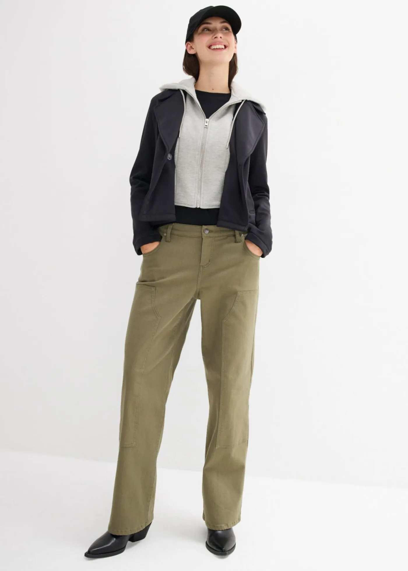 Outlet Chaqueta con capucha desmontable Mujer Chaquetas Y Abrigos