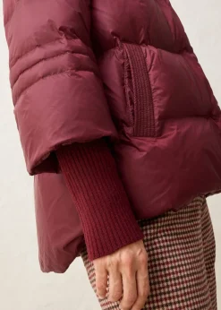 Best Chaqueta con plumón reciclado y mangas de punto Mujer Premium|Chaquetas Y Abrigos